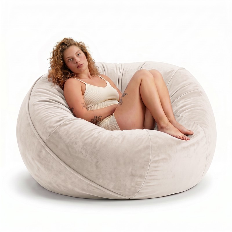 Frameless armchair (soft pouf) Cloud Medium Rene 1