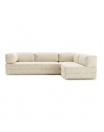Frameless sofa transformer Horns Corner Velor French Vanilly