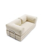 Frameless sofa Horns Base Velor French Vanilly