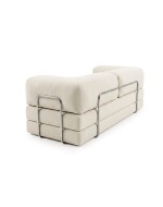 Frameless sofa Horns Base Velor French Vanilly