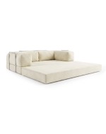 Frameless sofa Horns Base Velor French Vanilly
