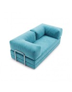 Frameless sofa Horns Base Velor Warm Sky