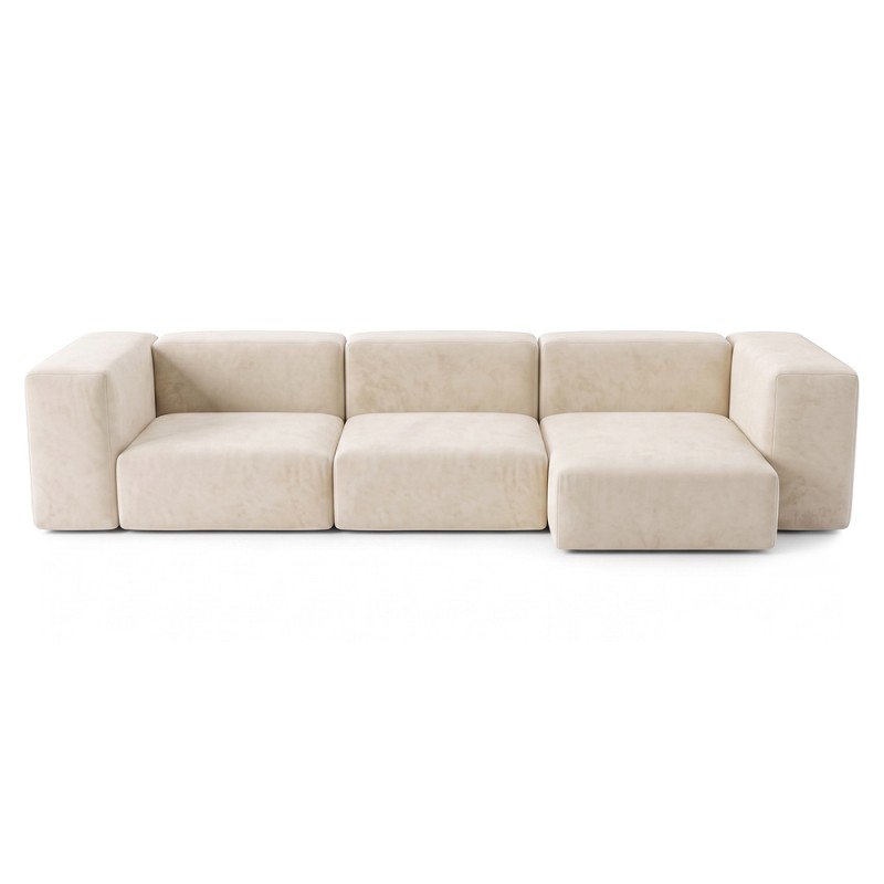 Диван Noma Trio Velour French Vanilly