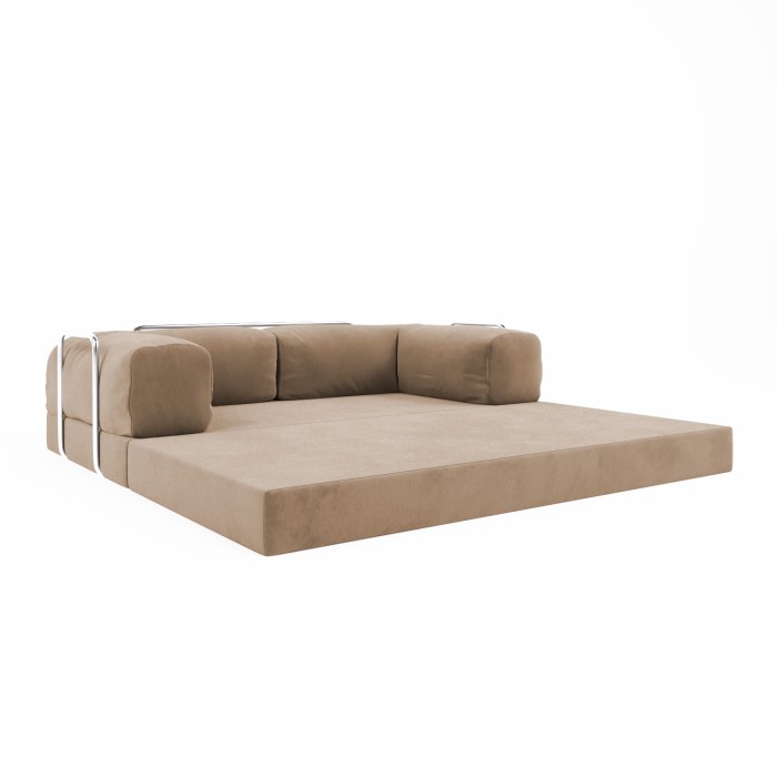Безкаркасний диван Horns Base Velor French Vanilly