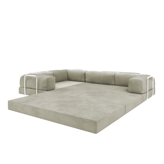 Frameless folding sofa Horns Corner Plus Doris 11