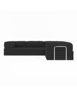 Frameless folding sofa Horns Corner Plus Oxford Black-311