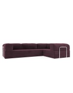 Безкаркасний розкладний диван Horns Corner Plus Velor Parade Purple