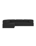 Frameless sofa transformer Horns Corner Oxford Black-311