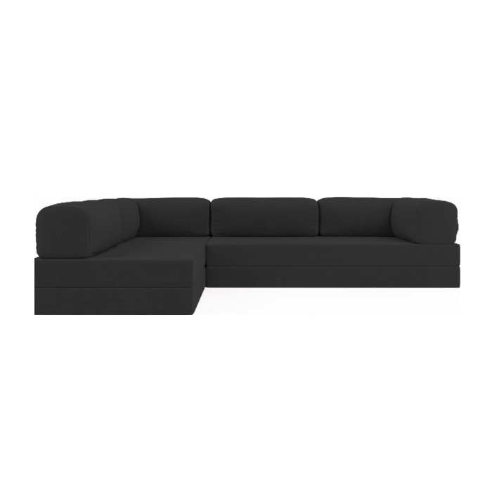 Frameless sofa transformer Horns Corner Oxford Black-311