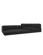 Frameless sofa transformer Horns Corner Oxford Black-311