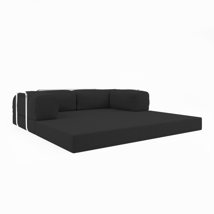 Безкаркасний диван Horns Base Oxford Black-311