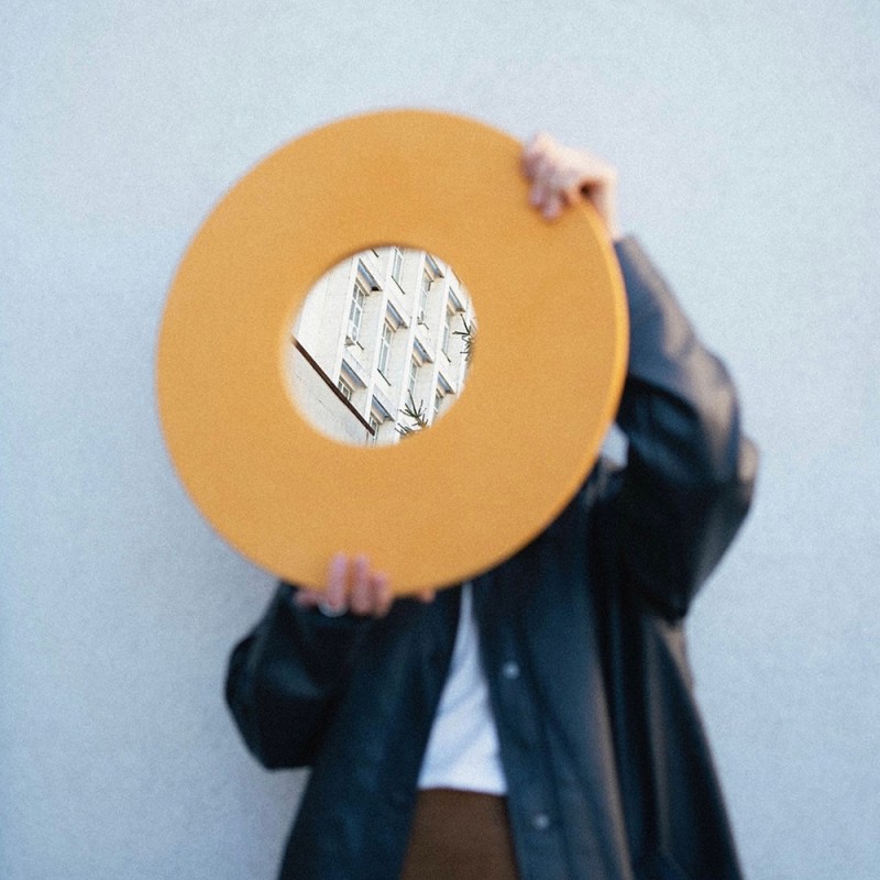 Текстильне дзеркало FORM 02 Mustard