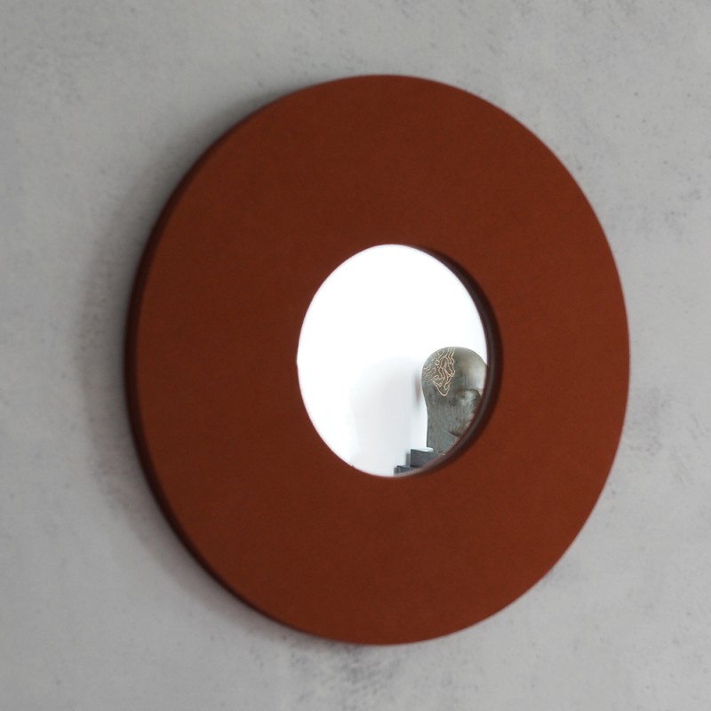 Текстильне дзеркало FORM 02 Terracotta