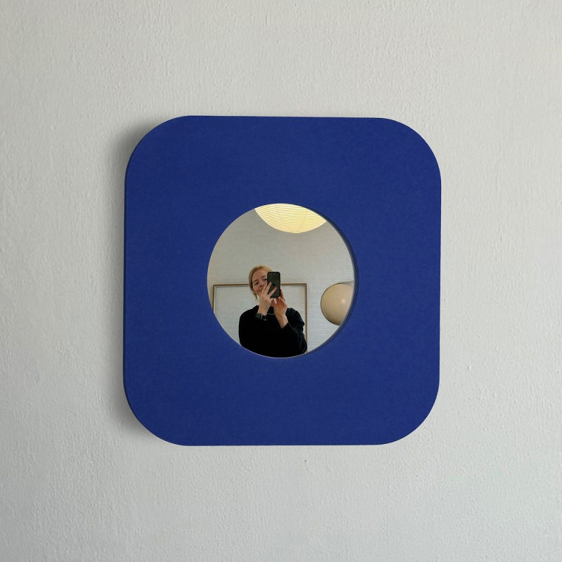 Текстильне дзеркало FORM 01 Cobalt Blue