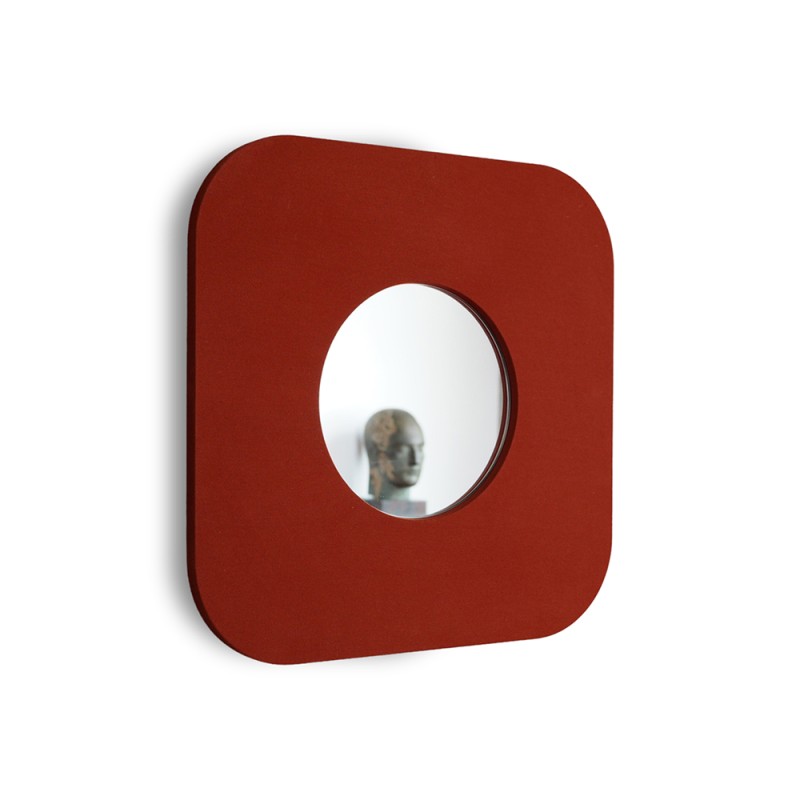 Текстильне дзеркало FORM 01 Terracotta